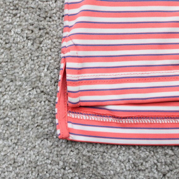 Callaway Opti-Dri Polo Shirt Men 2XL XXL Pink Striped Golf Polyester Stretch S/S - Picture 7 of 16